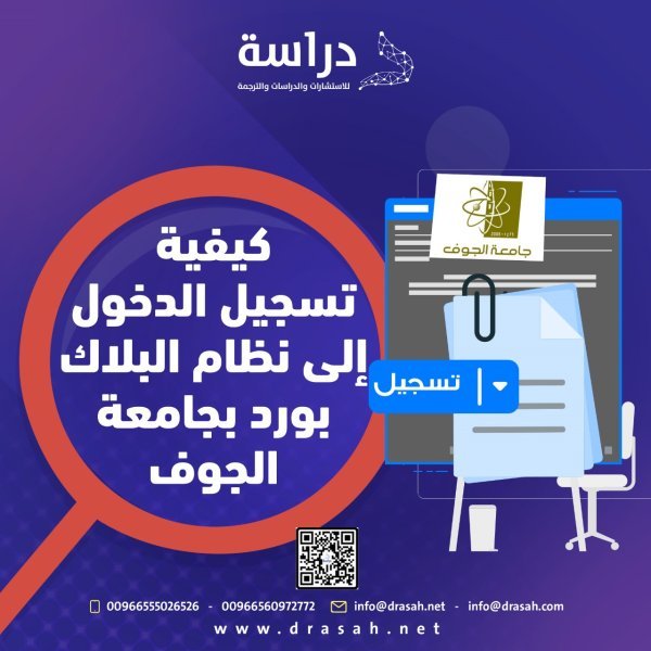 نظام البلاك بورد بجامعة الجوف